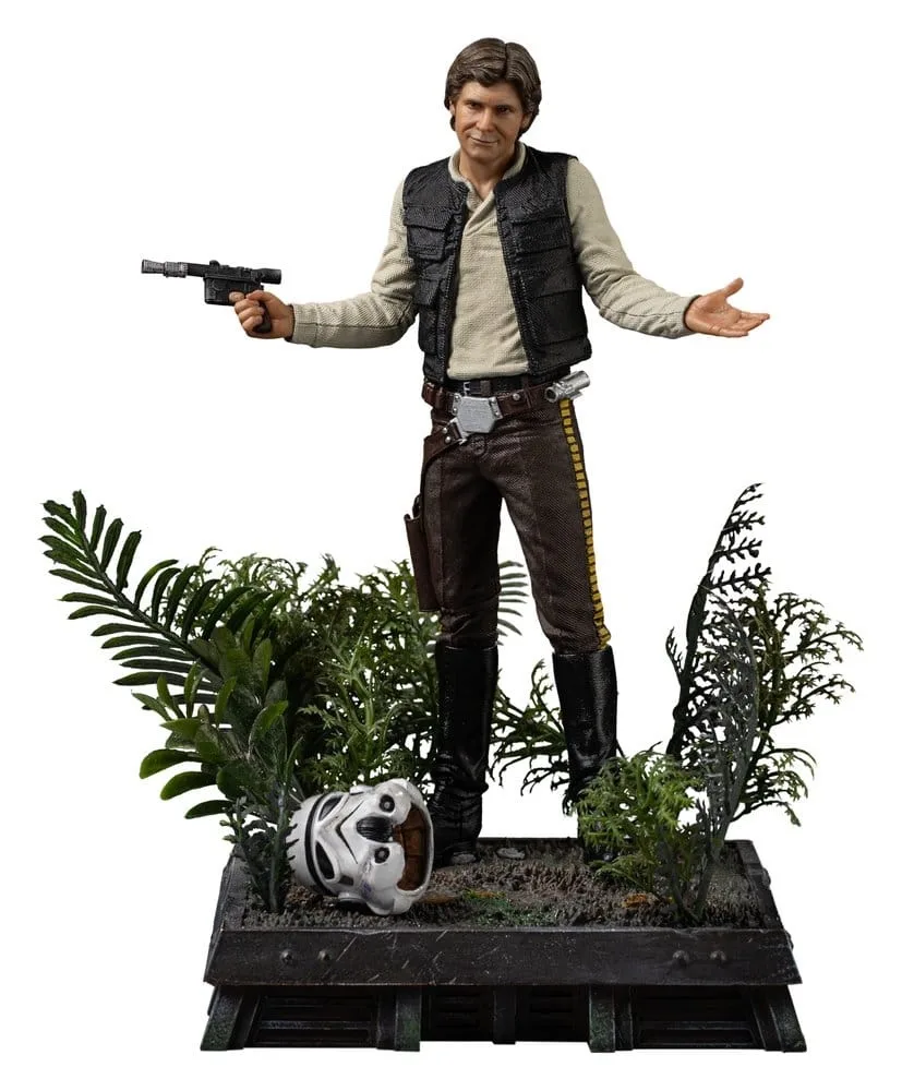 Star Wars Art Scale Statue Han Solo (Episode VI) van Iron Studios – productfoto