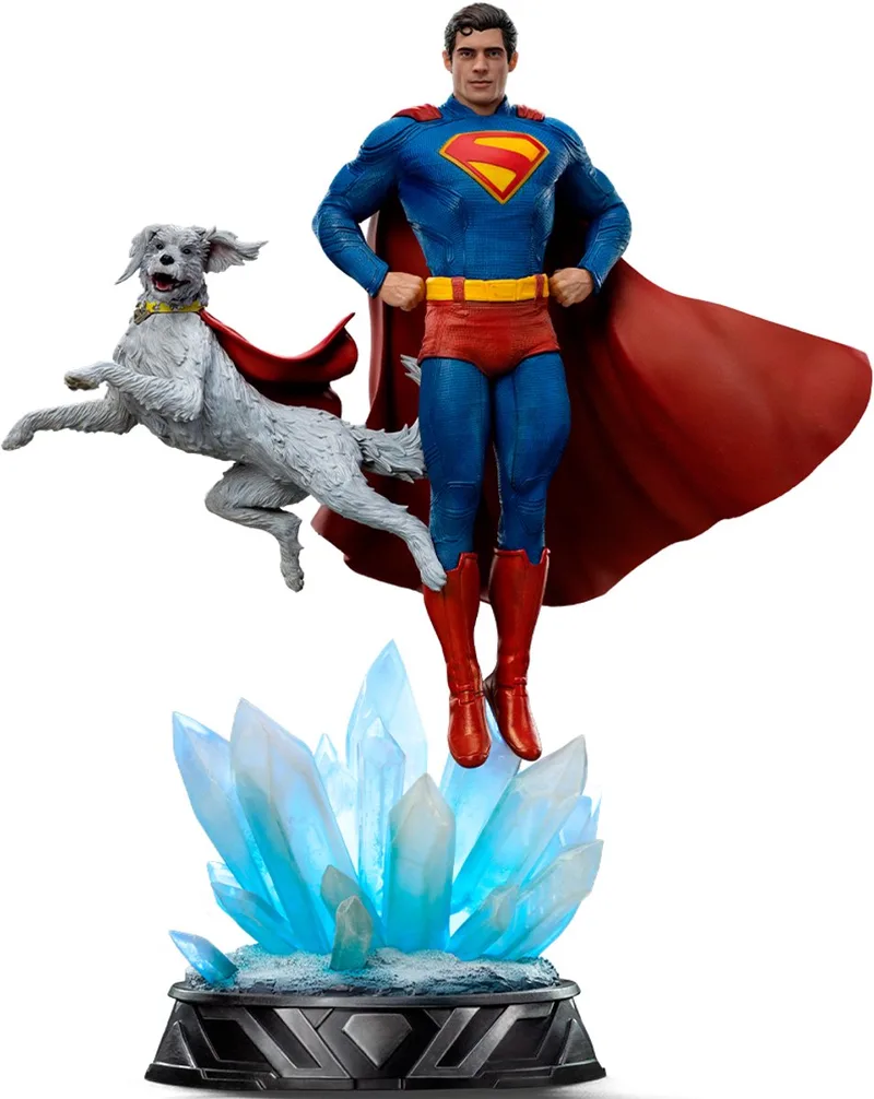 Superman Legacy - Figuur - Superman & Krypto 1/10 by Iron Studios in Multicolour – product photo