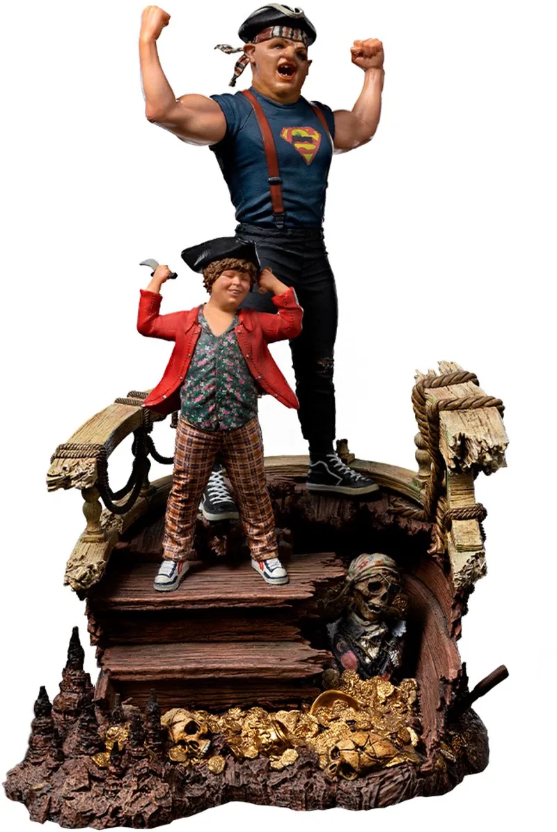 The Goonies (1985) - Deluxe Figuur - Sloth & Chunk 1/10 van Iron Studios in Meerkleurig – productfoto