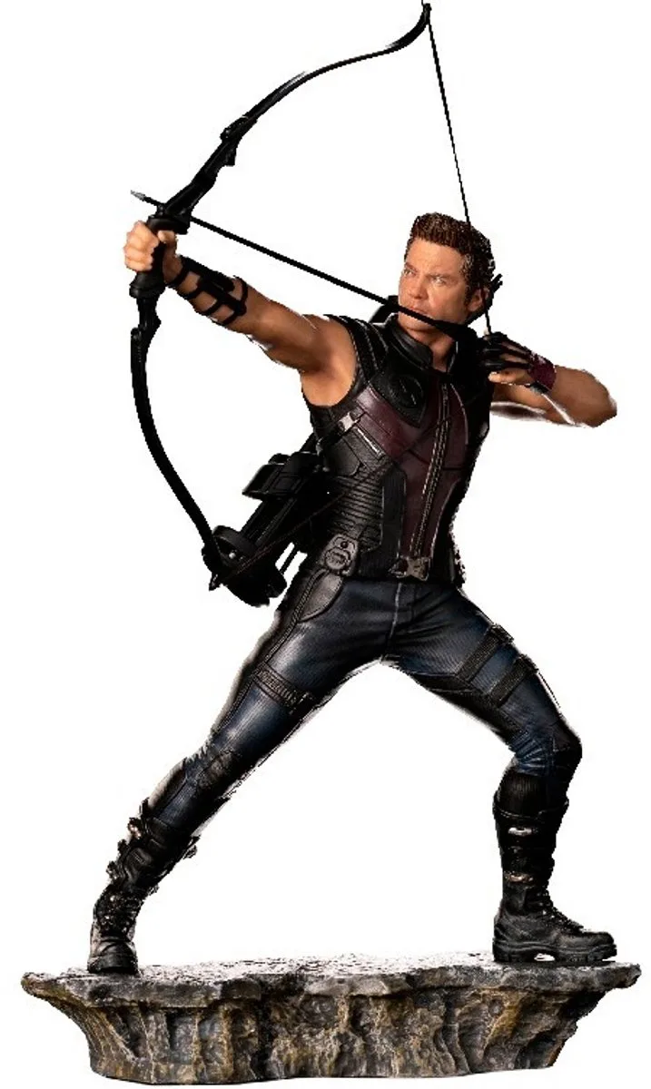 The Infinity Saga - Figuur - Hawkeye Battle Of New York 1/10 van Iron Studios in Meerkleurig – productfoto