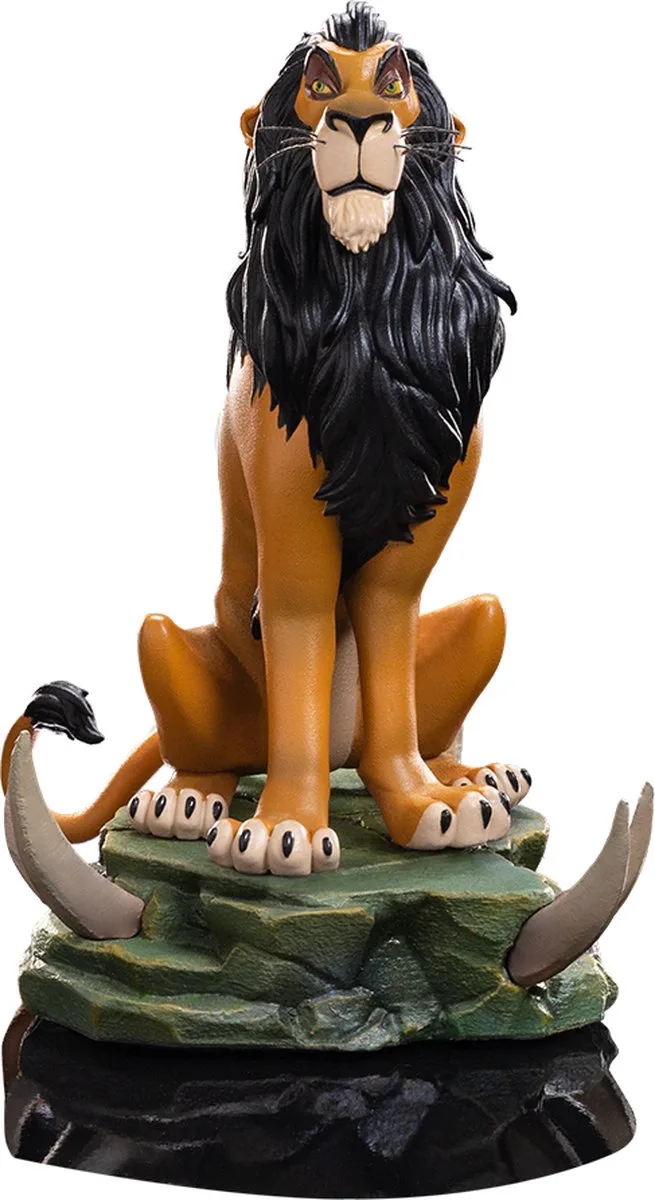 The Lion King - Statue - Scar Art Scale 1/10 van Iron Studios in Meerkleurig – productfoto