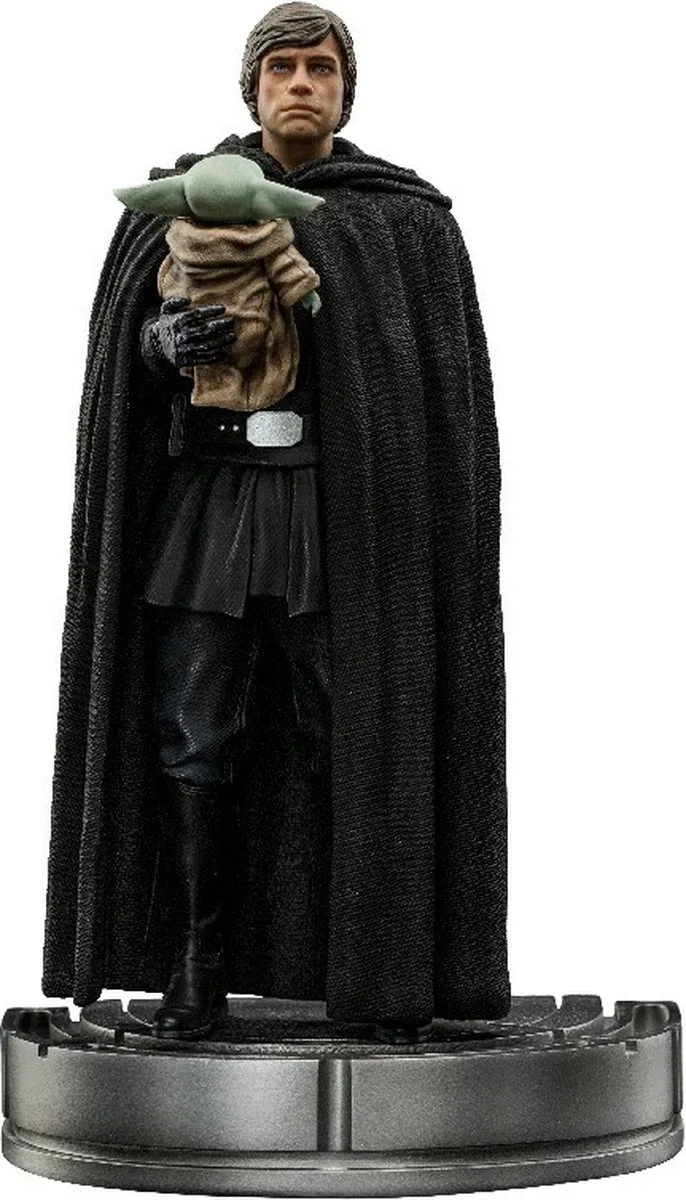 The Mandalorian - Figuur - Luke Skywalker and Grogu 1/10 van Iron Studios in Meerkleurig – productfoto