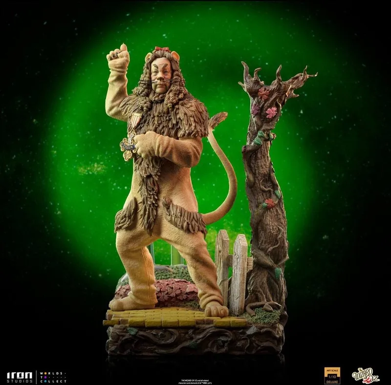 The Wizard of Oz Deluxe Art Scale Statue 1/10 Cowardly Lion 20 cm van Iron Studios in Meerkleurig – productfoto