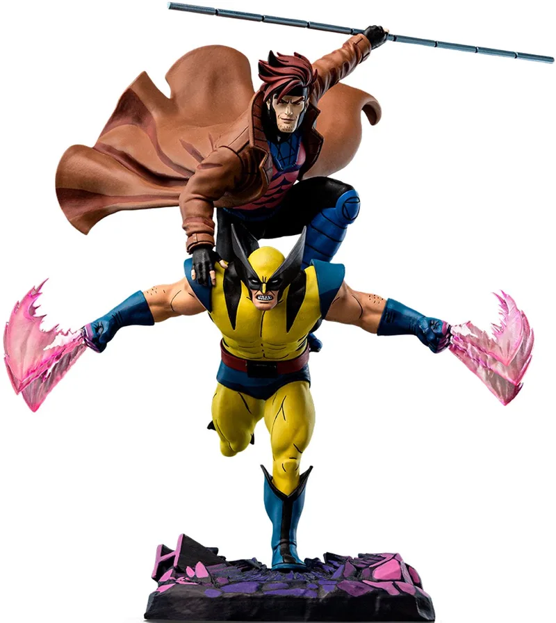 X-Men '97 - Deluxe Figuur - Gambit & Wolverine 1/10 van Iron Studios in Meerkleurig – productfoto