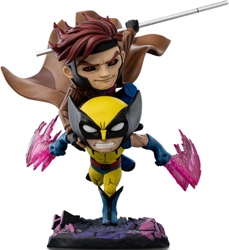 X-Men 97 - Figuur - Gambit and Wolverine van Iron Studios in Meerkleurig – productfoto