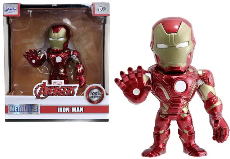 â€“ Marvel â€“ Ironman figuur 10cm â€“ metaal by Jada Toys in Multicolour – product photo