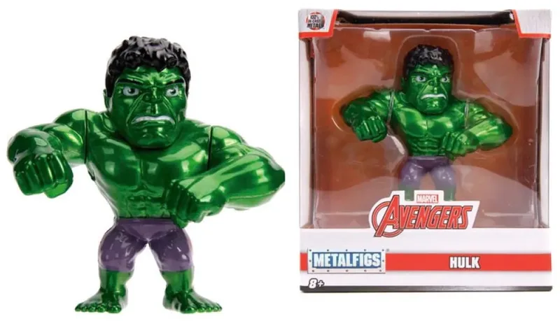 Marvel 4" Hulk Figure van Jada Toys in Meerkleurig – productfoto