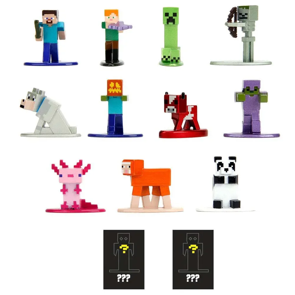 Minecraft Metal 4 Cm Surprise Pack W6 Figuur de Jada Toys – photo produit