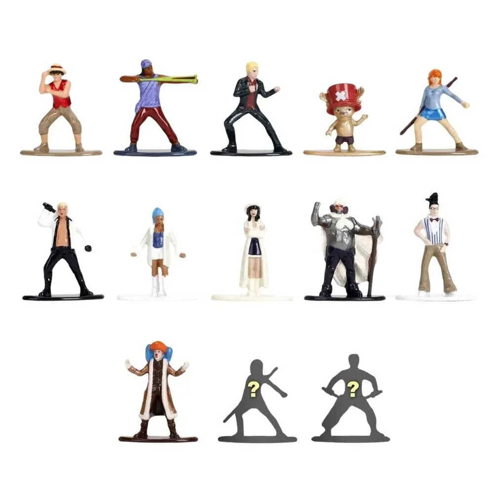 One Piece Nano Surprise Pack 11+2 Assorted W1 Figuur van Jada Toys – productfoto