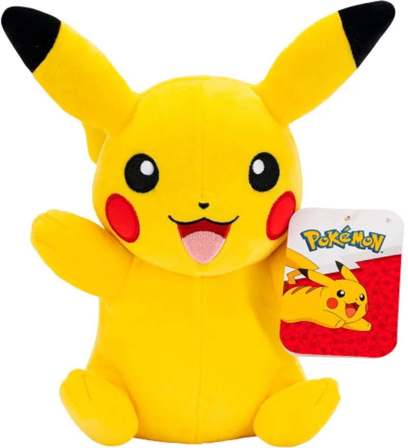 Pikachu Hugging Pokémon Pluche Knuffel 20 cm by Jazwares in Yellow – product photo