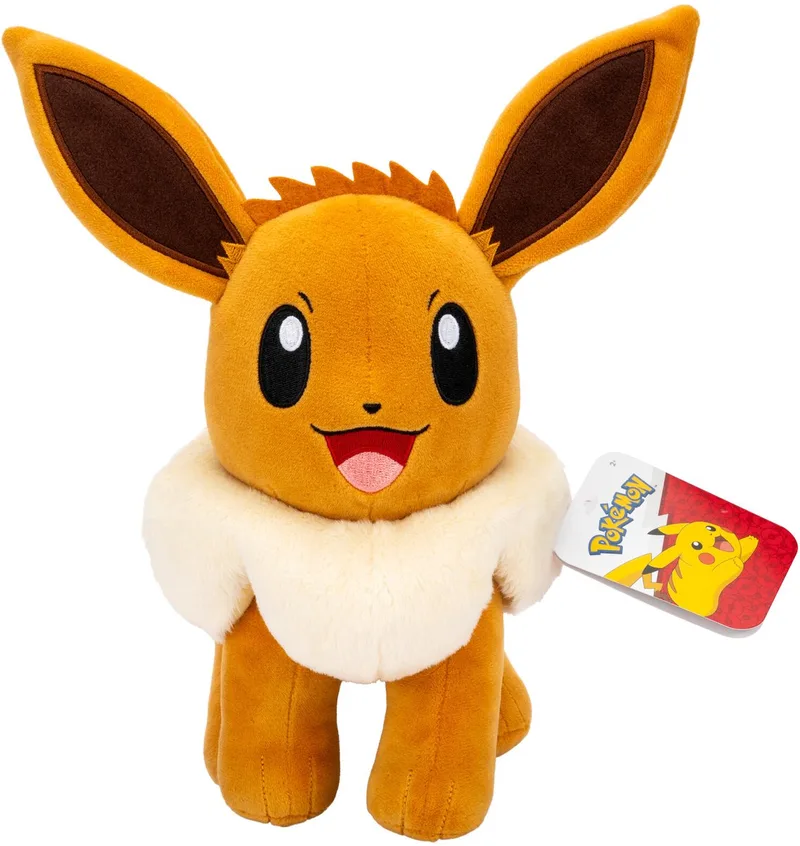 Pokemon - 30cm Plush Eevee #1 van Jazwares in Bruin – productfoto