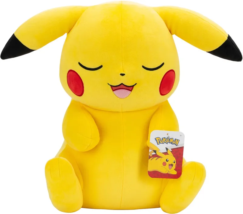 Pokemon - 45cm Sleeping Plush Pikachu #2 by Jazwares in Yellow – product photo