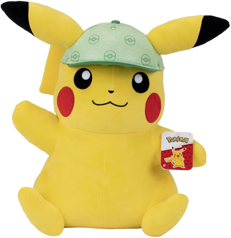POKEMON - 60cm Plush Pikachu #4 Pikachu with Hat by Jazwares in Multicolour – product photo