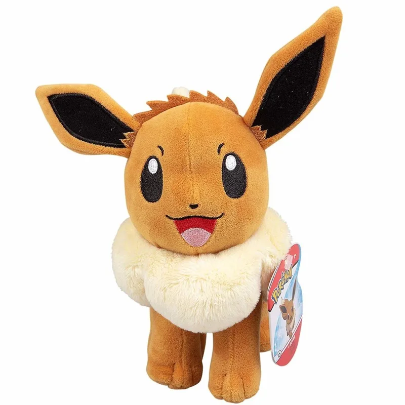Pokémon Knuffel Eevee Junior 20 Cm Pluche van Jazwares in Oranje – productfoto
