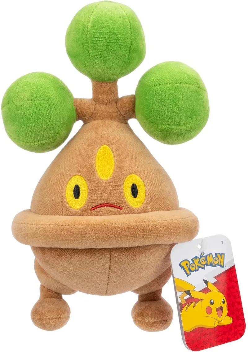 Pokémon Knuffel Figure Bonsly 20 cm Knuffeles van Jazwares in Meerkleurig – productfoto