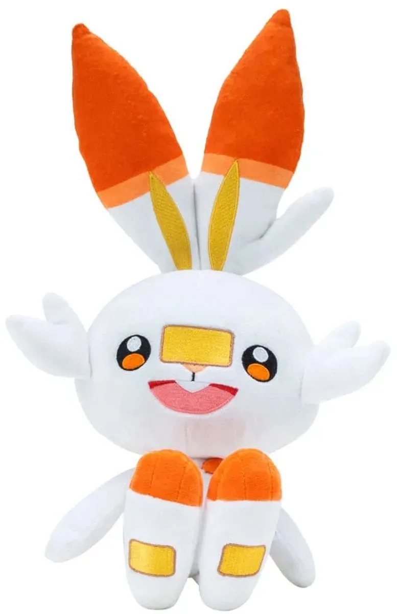 Pokémon Knuffel Figure Scorbunny 30 cm Knuffeles van Jazwares in Meerkleurig – productfoto