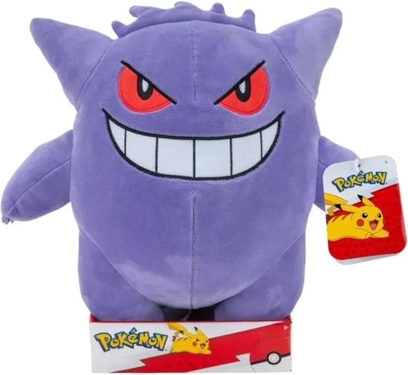 Pokémon Knuffel - Gengar 30 cm van Jazwares in Gengar 2 – productfoto