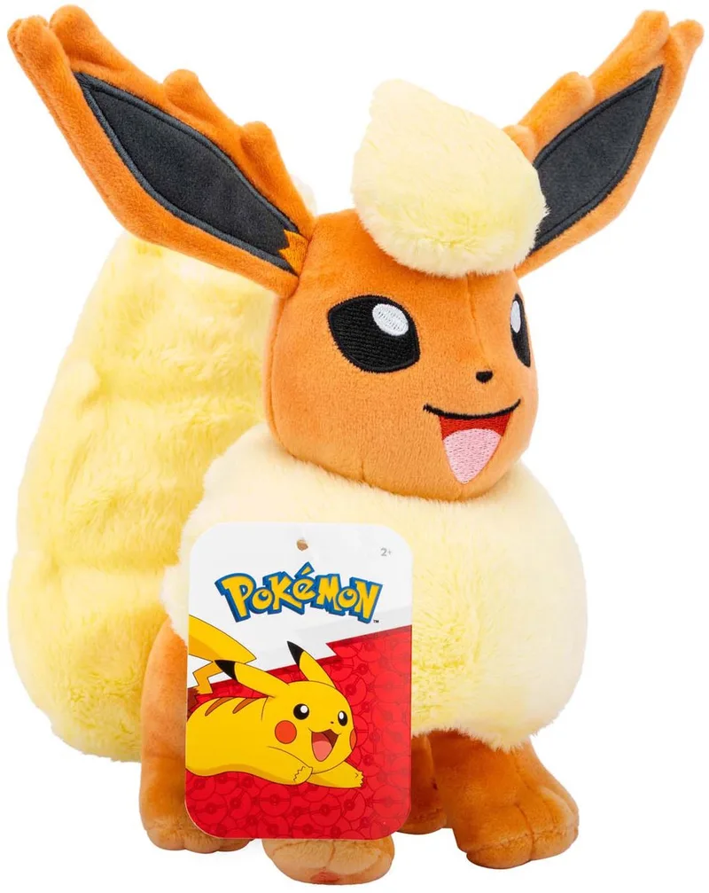 Pokémon Knuffel Pluche Flareon - 20cm van Jazwares in Meerkleurig – productfoto
