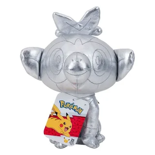 Pokémon Pluche knuffel 25th Anniversary Silver Version Pikachu 30 cm Zilverkleurig van Jazwares in Zilver – productfoto 3 van 3