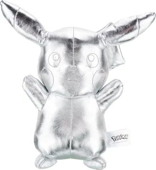 Pokémon Pluche knuffel 25th Anniversary Silver Version Pikachu 30 cm Zilverkleurig van Jazwares in Zilver – productfoto 1 van 3