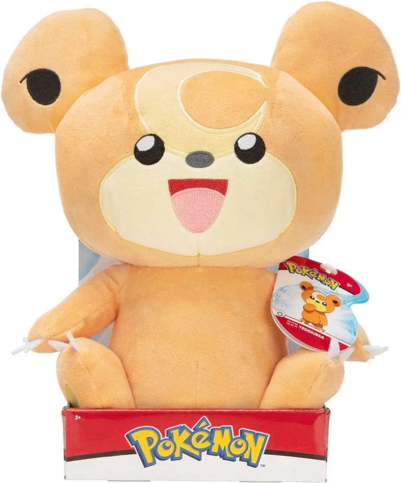 Pokémon Pluche knuffel Teddiursa 30 cm van Jazwares in Oranje – productfoto