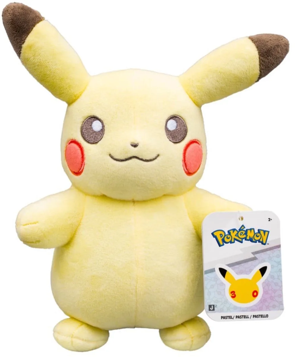 POKEMON - Select 20cm Plush Pastel Pikachu 30th Anniversary by Jazwares in Multicolour – product photo