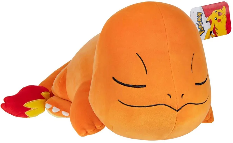 Pokémon Slapende Knuffel Pluche Charmander - 45cm van Jazwares in Meerkleurig – productfoto