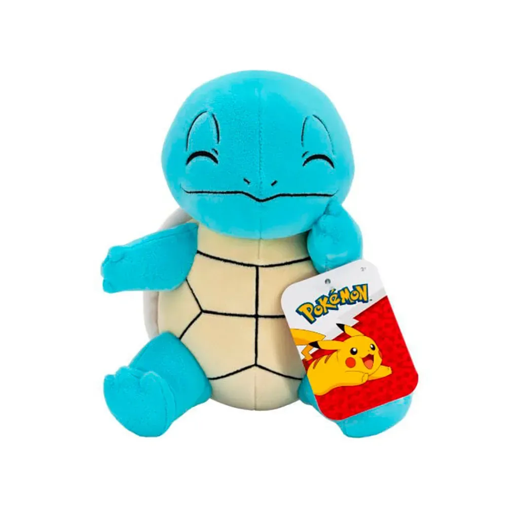 Pokémon Squirtle Knuffel 20 Cm de Jazwares – photo produit