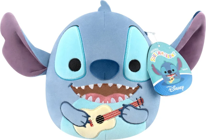 SQUISHMALLOWS 20cm Plush Disney Stitch With Guitar van Jazwares in Meerkleurig – productfoto