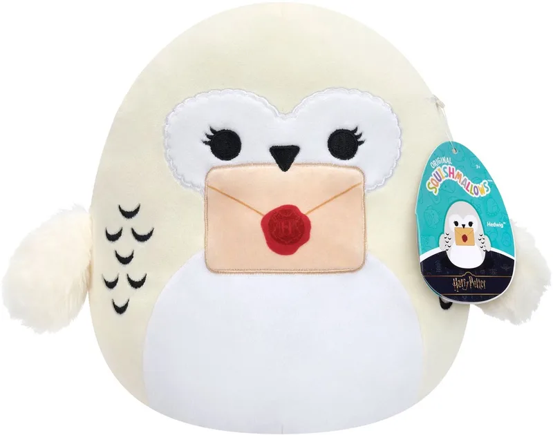Squishmallows - Harry Potter - Little Plush - Hedwig Holding Letter - 20cm Plush by Jazwares in Multicolour – product photo