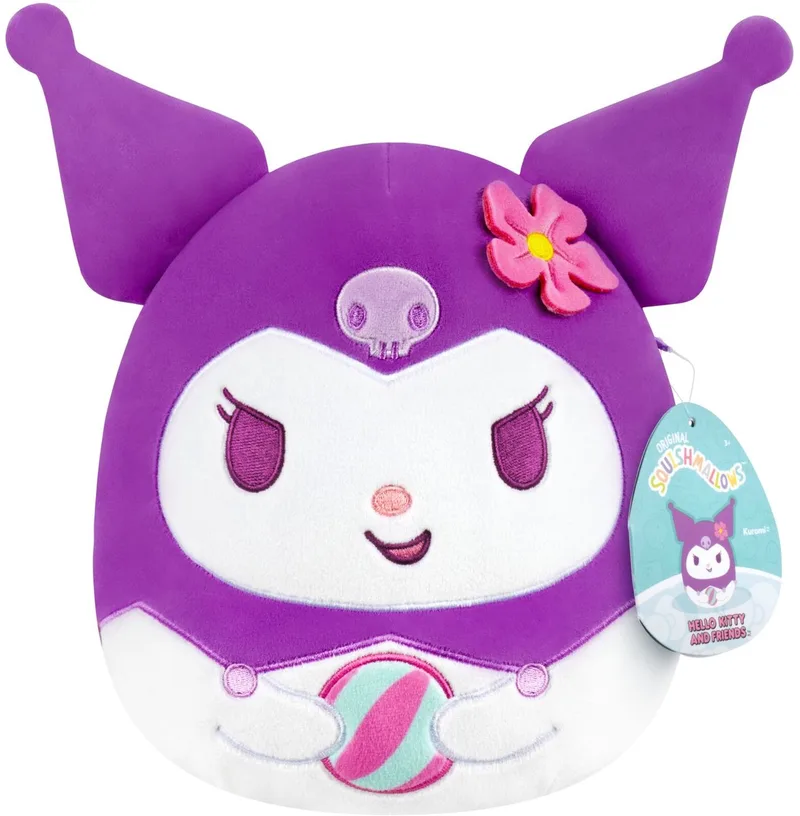 Squishmallows - Hello Kitty and Friends - Seize the Moment Kuromi Beachball - 20cm Plush van Jazwares in Meerkleurig – productfoto