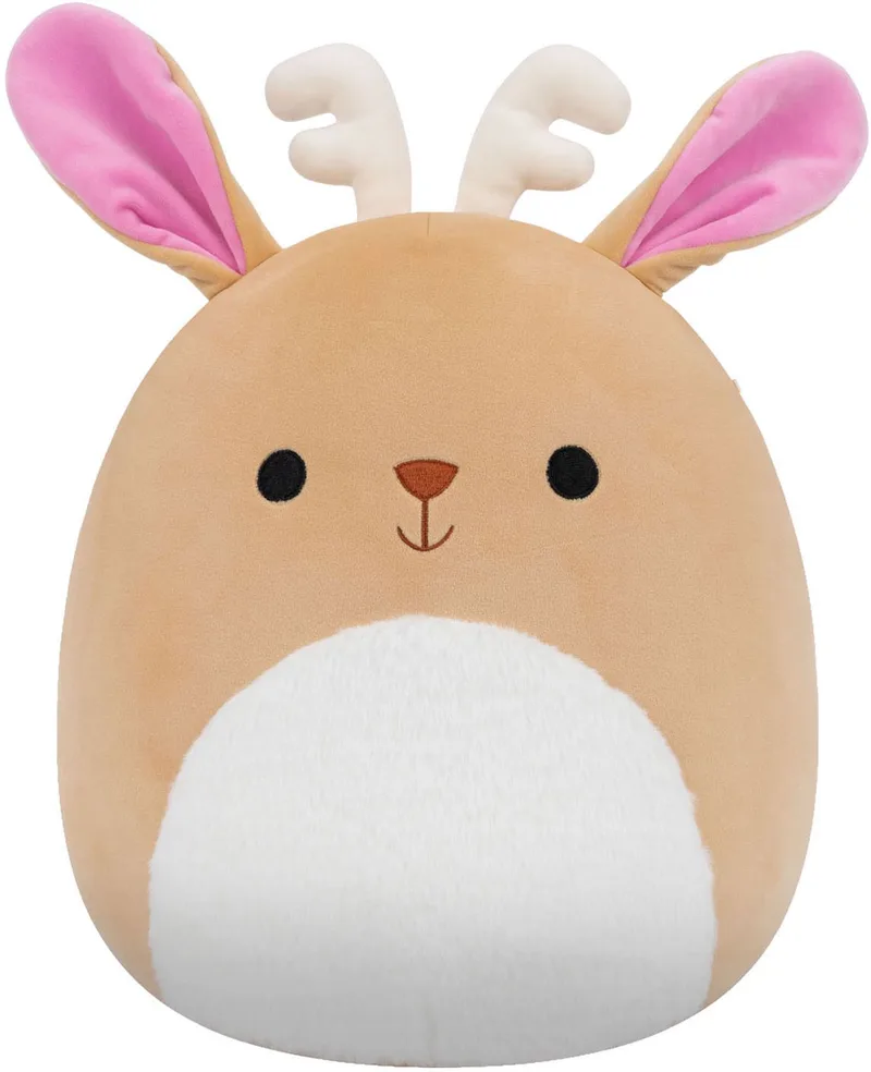 Squishmallows Knuffel Pluche Andrew Peach Jackalope 30cm by Jazwares in Multicolour – product photo