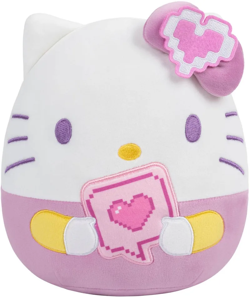 Squishmallows Knuffel Pluche Hello Kitty - Hello Kitty Digital Heart 20cm by Jazwares in Multicolour – product photo