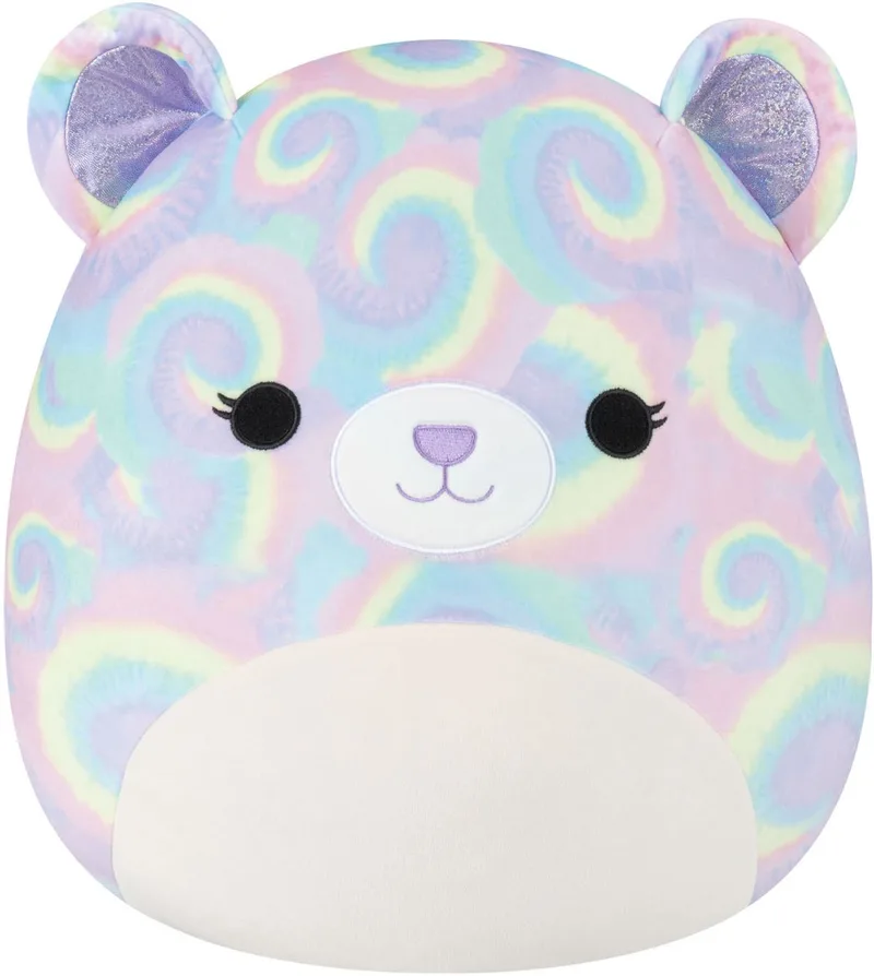 Squishmallows Knuffel Pluche Jonessa Purple Tie-Dye Bear 40cm by Jazwares in Multicolour – product photo