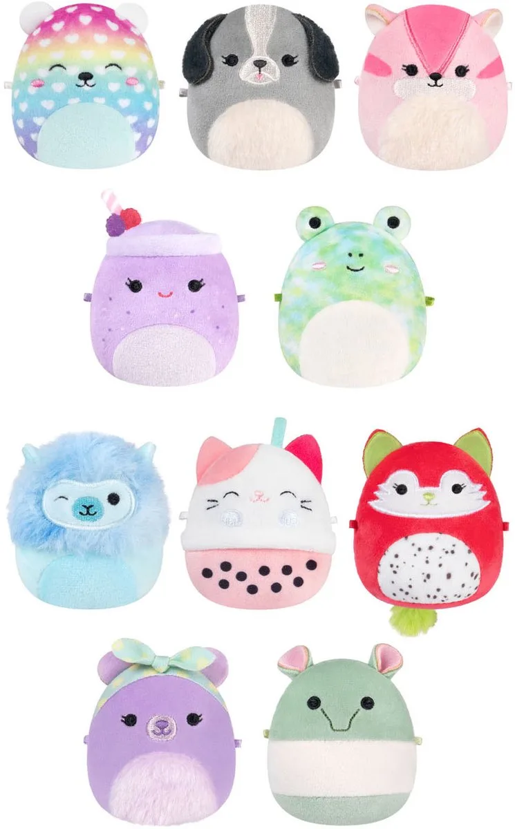 Squishmallows Knuffel Pluchen Micromallows 5-Pack 6cm by Jazwares in Multicolour – product photo
