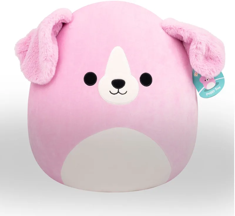 Squishmallows - Large Plush (Peggy Sue - Pink Golden Retriever W/White Belly) - 40cm Plush by Jazwares in Multicolour – product photo