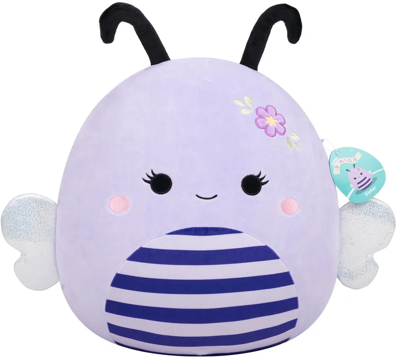 Squishmallows - Large Plush (Sister - Lavender Bee W/Flower) - 40cm Plush by Jazwares in Multicolour – product photo