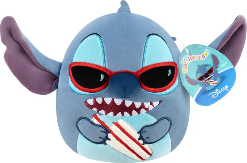 Squishmallows - Lilo & Stitch - Little Plush - Stitch With Surfboard - 20cm Plush van Jazwares in Meerkleurig – productfoto