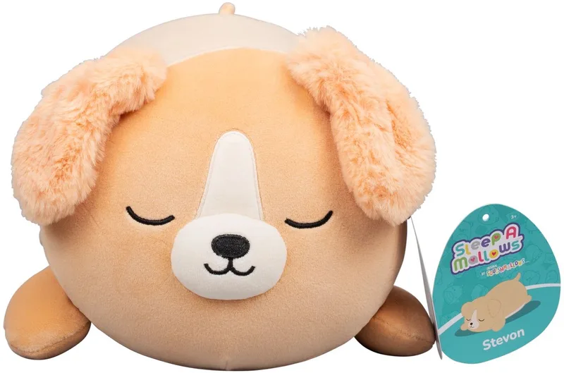 Squishmallows - Medium Plush (Stevon - Golden Retriever - Sleepamallows) - 25cm Plush fra Jazwares i Flerfarvet – produktbillede