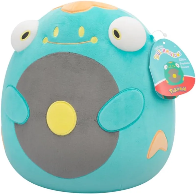 Squishmallows Pokémon Bellibolt Knuffel – 25 cm – Superzachte Pluche – Officiële Pokémon Knuffel van Jazwares in Turqoise – productfoto