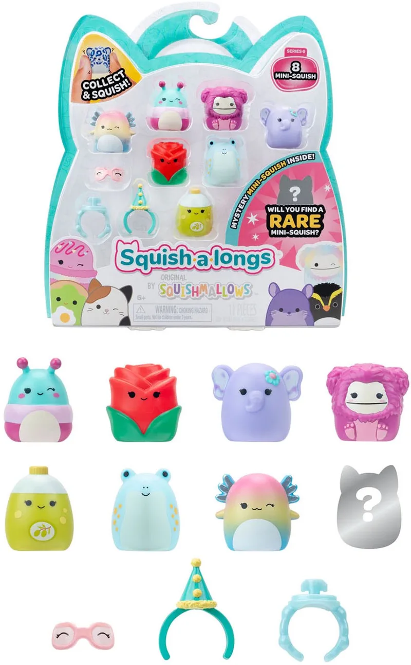 Squishmallows Squish-a-longs - 8dlg. by Jazwares in Multicolour – product photo
