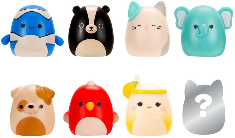 Squishmallows - Squish-a-longs Speelfiguren Style 4 - 8dlg. by Jazwares in Multicolour – product photo