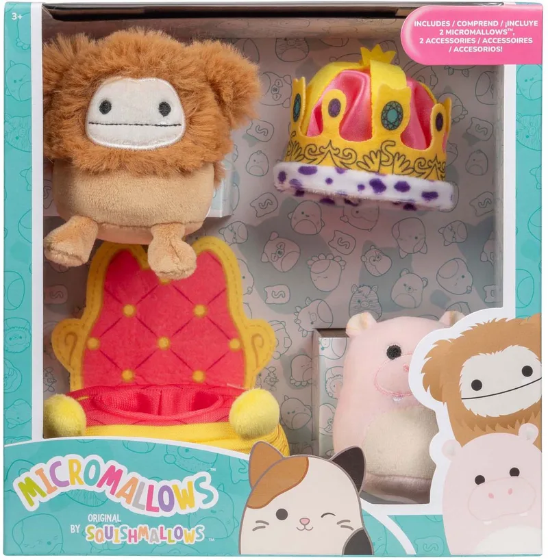 Squishville Mini Squishmallows Knuffel Figure Accessoires Set Parade Flaot 5 cm Knuffeles van Jazwares in Meerkleurig – productfoto