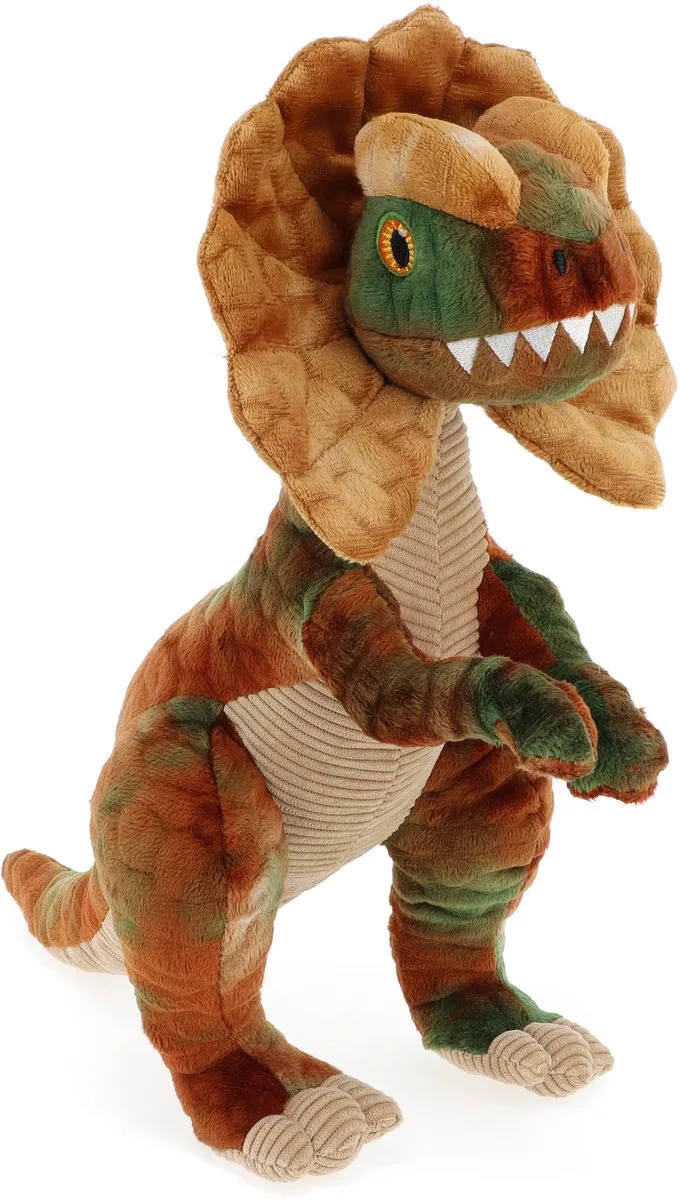 Dilophosaurus - 38 cm - Dieren knuffelbeesten från Keel Toys i Brun – produktbild