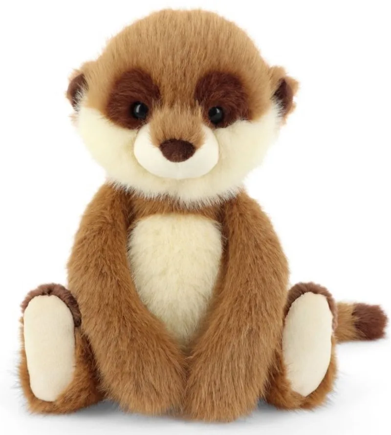 Enchanted stokstaartje - 20 cm - Dieren knuffel de Keel Toys en Marron – photo produit