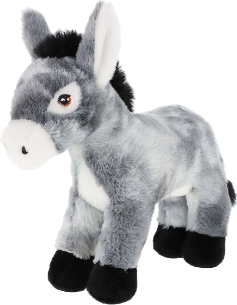 Ezel - 25 cm - Dieren knuffelbeesten by Keel Toys in Grey – product photo