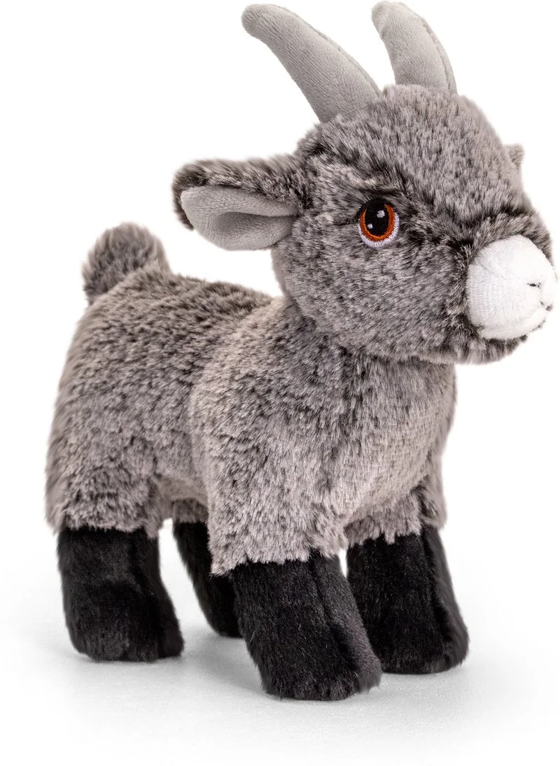 geit - 20 cm - Dieren knuffels från Keel Toys i Grå – produktbild