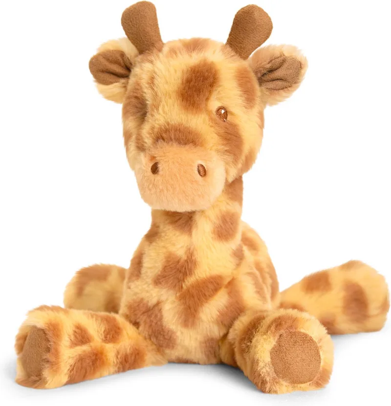 Giraffe - 17 cm - Dieren knuffelbeesten de Keel Toys en Jaune – photo produit