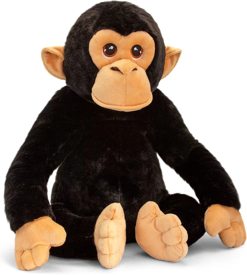 Keeleco Pluche Knuffel Dieren Chimpansee aap 45 cm by Keel Toys in Multicolour – product photo