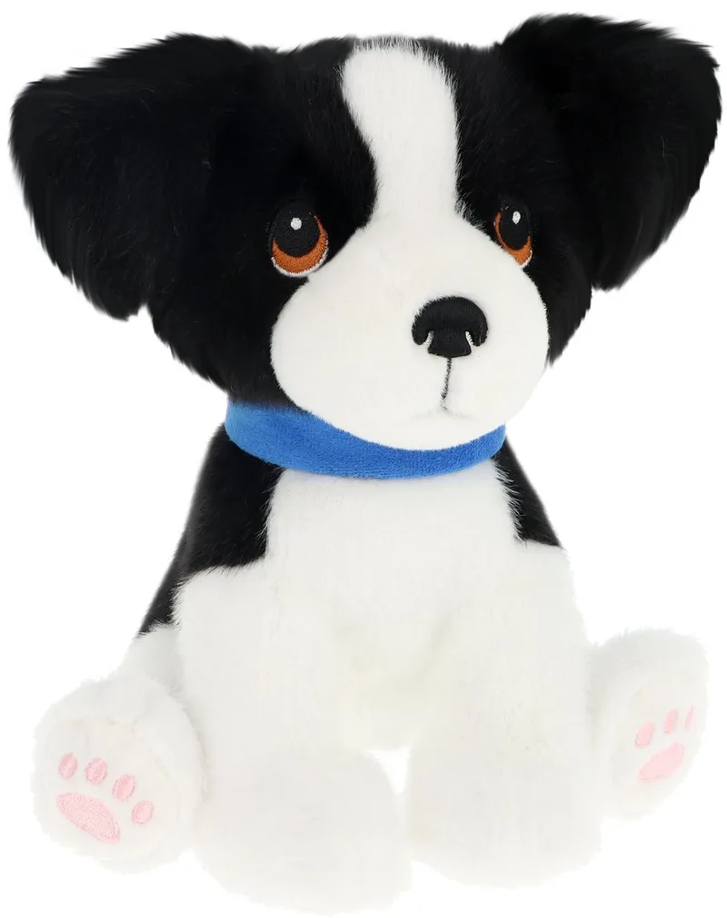 Keeleco puppy border collie knuffel - 23 cm - dierenknuffels by Keel Toys in Black – product photo